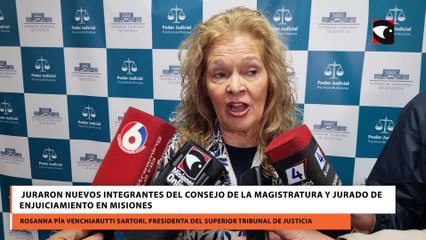 Juraron nuevos integrantes del Consejo de la Magistratura y Jurado de enjuiciamiento en Misiones