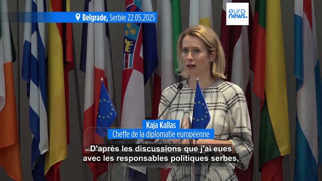 Kaja Kallas en visite à Belgrade : Je souhaite voir la Serbie progresser vers l'UE