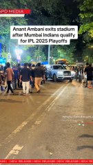 Anant Ambani exits as MI makes IPL 2025 Playoffs! #IPL #india #PnDmart #japdmedia #CricketNews