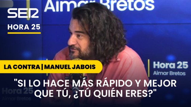 Manuel Jabois, sobre el uso de la inteligencia artificial: Si hay alguien que hace mucho más rápido y a veces mejor lo que haces tú, ¿quién eres tú?
