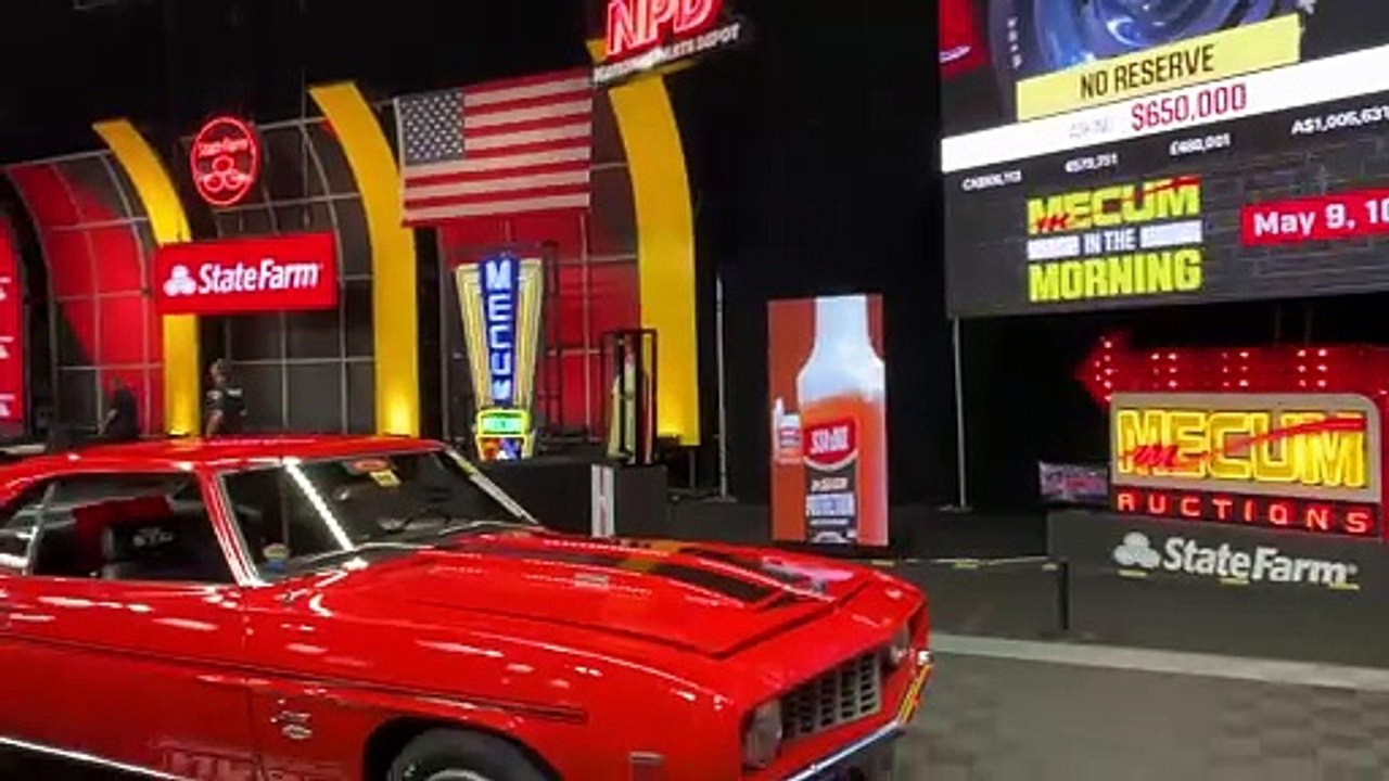 Unrestored 1969 Chevy Yenko Camaro Sells for $715K! | Mecum Auctions Indy 2025