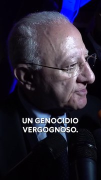 De Luca - NETANYAHU È UN CRIMINALE DI GUERRA. SIAMO DI FRONTE A UN GENOCIDIO. L’OCCIDENTE SI SVEGLI: BASTA IPOCRISIA (22.05.25)