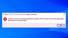 [Solved] Windows Cannot Access the Specified File or Device , Path, or File – Simple Fix