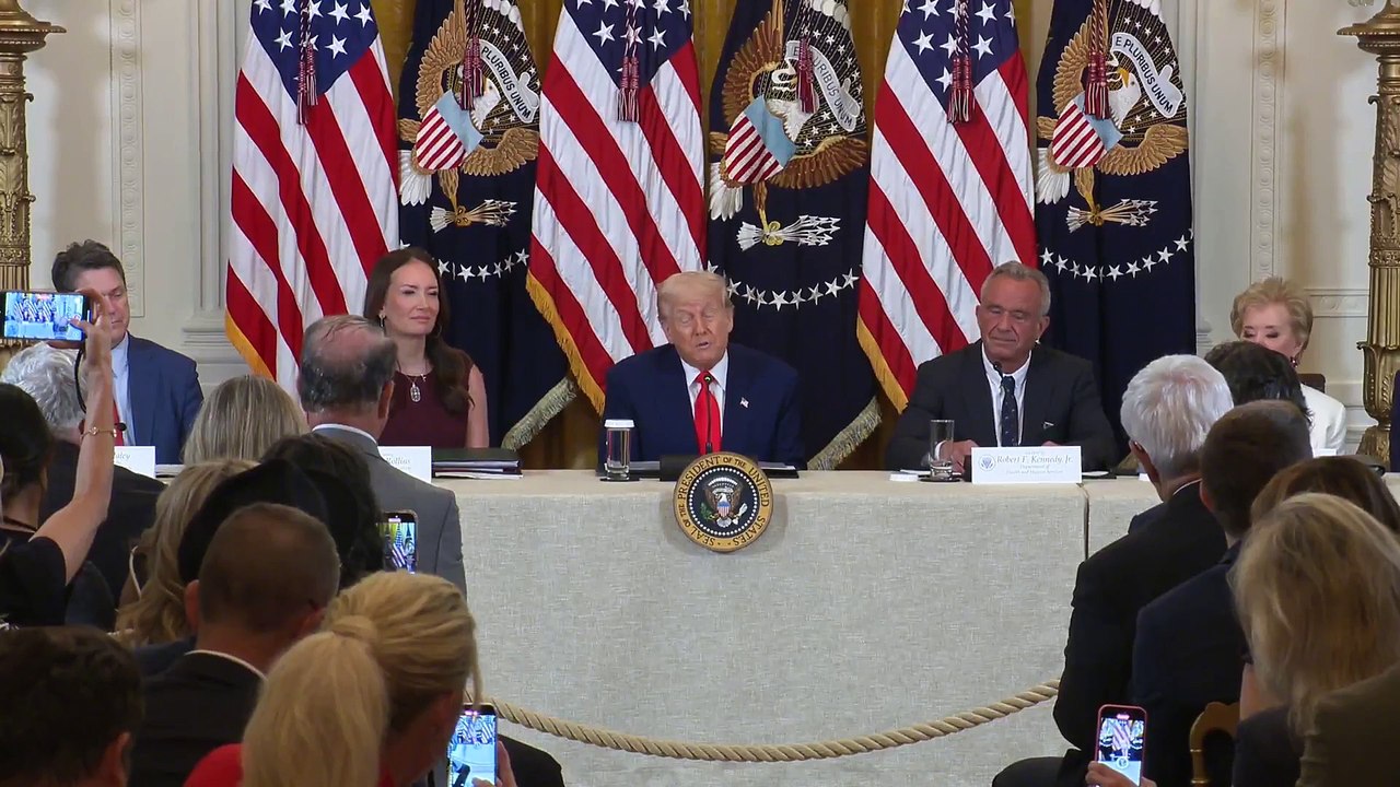 USA - President Trump Participates in a MAHA Commission Event (22.05.25)