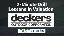 Lessons In Valuation:  2 Minute Drill - Deckers Outdoor (DECK) | Video
