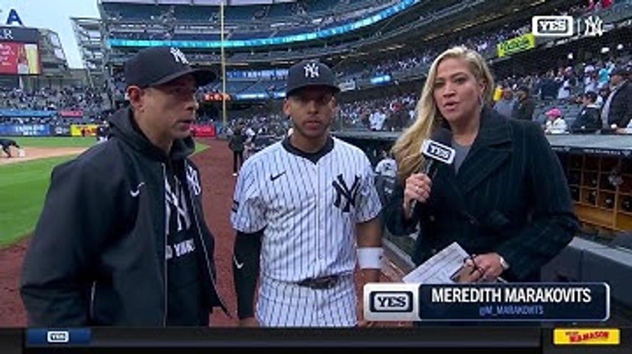 Jorbit Vivas after his first career HR
