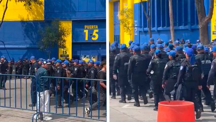 Clausura 2025: Gran despliegue de la policía alrededor del estadio previo a la final entre América y Toluca