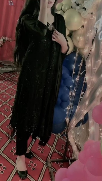 black dress