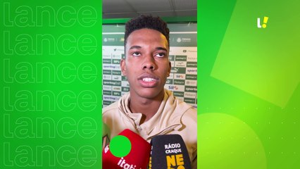 Estêvão fala sobre possibilidade de Seleção e sentimento de despedida com a torcida do Palmeiras.