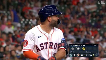 José Altuve castiga a Seattle con su segundo jonrón de la noche