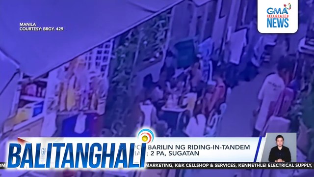 Babae, patay matapos barilin ng riding-in-tandem habang nasa inuman; 2 pa, sugatan | Balitanghali