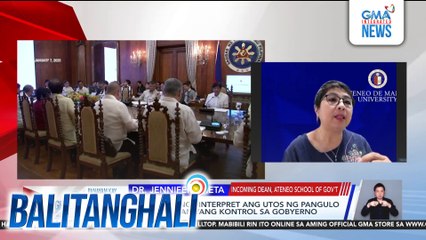 Panayam kay Dr. Jennifer Oreta, Incoming Dean, Ateneo School of Government (May 23, 2025) | Balitanghali