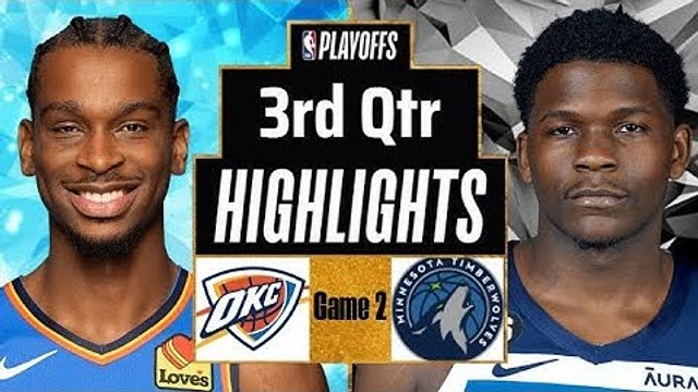 Minnesota Timberwolves vs Oklahoma City Thunder Full Highlights 3rd Qtr| May 22| 2025 NBA Highlights