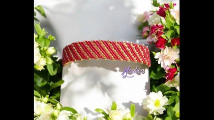 Tuto Micro-macramé bracelet "Red Dazzle"