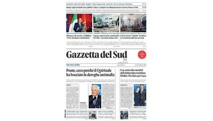 Rassegna stampa 23-05-2025 edizione Messina