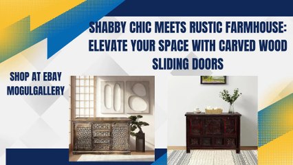 Rustic Carved Reclaimed Wood Barn Doors