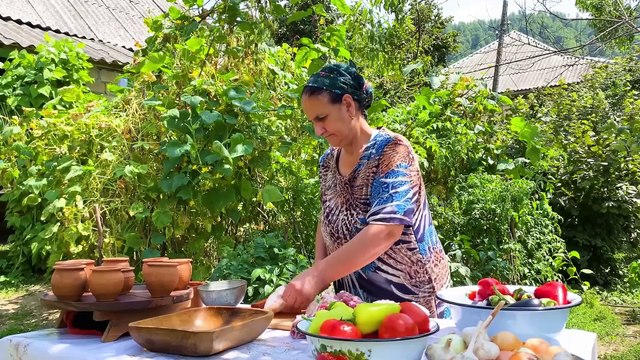 Rural Life & Cooking in an Azerbaijani Village | Traditional Lamb Stew & Pirozhki