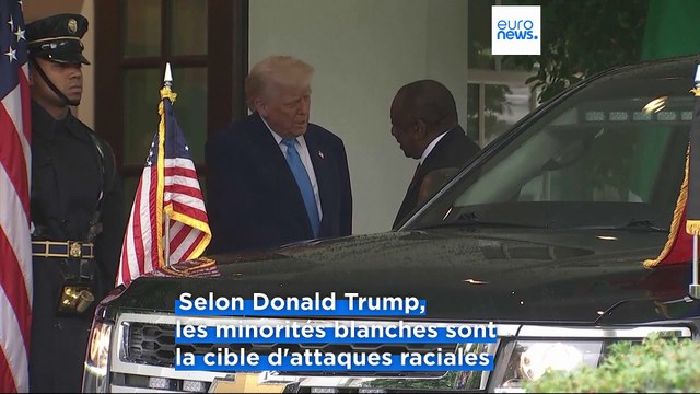 Donald Trump attaque Cyril Ramaphosa à propos des fermiers blancs en Afrique du Sud