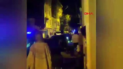 Elinde balta ile sokağa çıkıp, küfür kafir bağıra çağıra ortalığı birbirine kattı