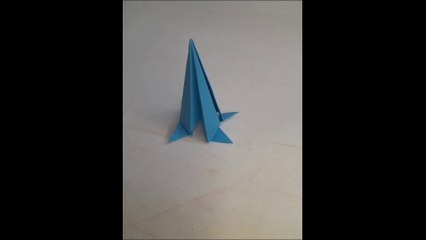 Lunar Rocket Paper Craft | Easy Origami Space Model Tutorial