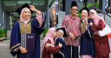 Abon Bapa Terbahagia, Anak Bongsu Genggam Ijazah!