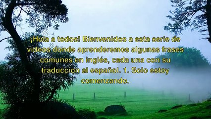 "Frases Comunes en Ingles: Desde 'Estoy de Vacaciones' hasta 'Quiero Cantar'"