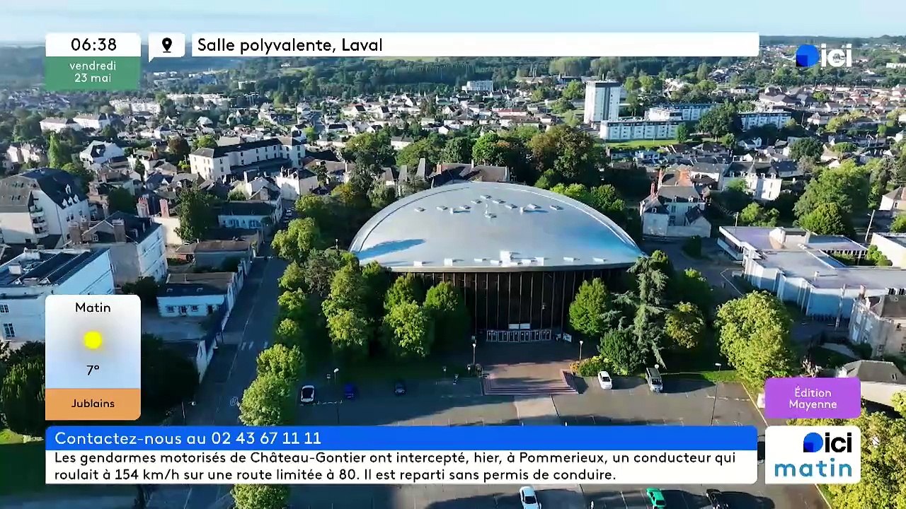 23/05/2025 - ici matin par ici Mayenne en vidéo