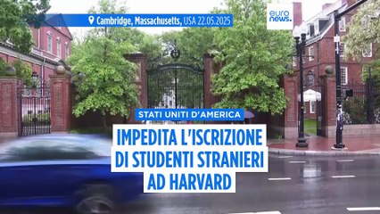 Trump impedisce ad Harvard di ammettere studenti stranieri: l'università avvia azione legale