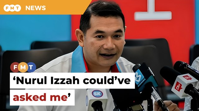Nurul Izzah could’ve asked me, says Rafizi on ‘leadership vacuum’ fears