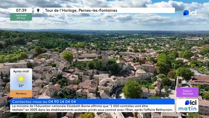 23/05/2025 - ici matin par ici Vaucluse en vidéo