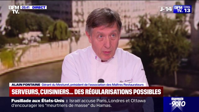 Liste des métiers sous tension: “Elle pourrait avoir un cercle vertueux”, réagit Alain Fontaine (président des Maîtres Restaurateurs)