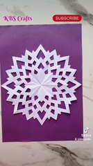 DIY Paper Snowflakes ❄️ | Easy Winter Paper Craft Tutorial