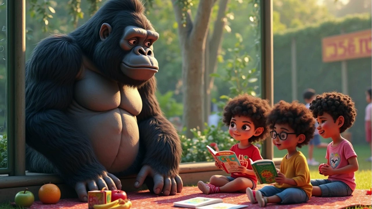 King Kong’s Friendship with the City in english  ⁨@smilentales⁩