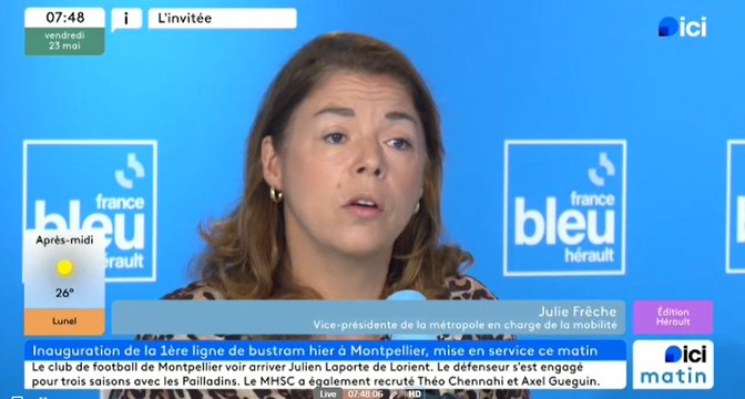 L'invitée ICI Hérault - Julie Frêche, élue à la métropole de Montpellier
