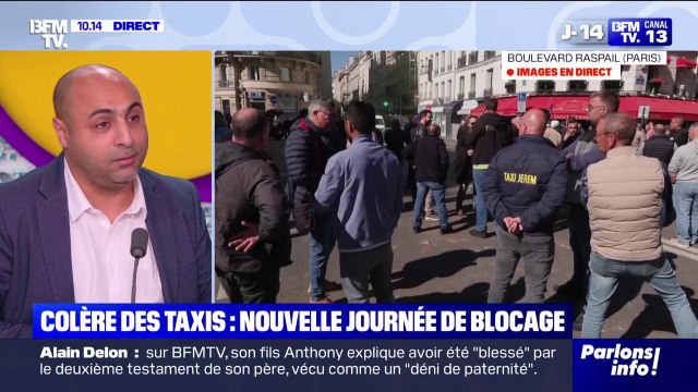 Les taxis ne feront pas marche arrière , répond Omar Asebbane (Union nationale des taxis) aux propos de Sophie Primas