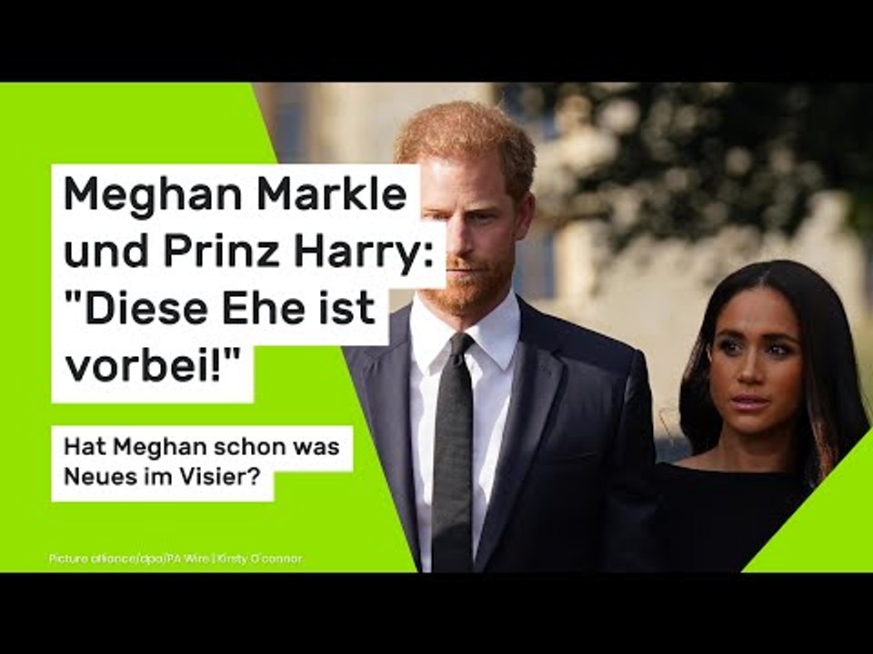 Meghan Markle und Prinz Harry: 'Diese Ehe ist vorbei!' Hat Meghan schon was Neues im Visier?