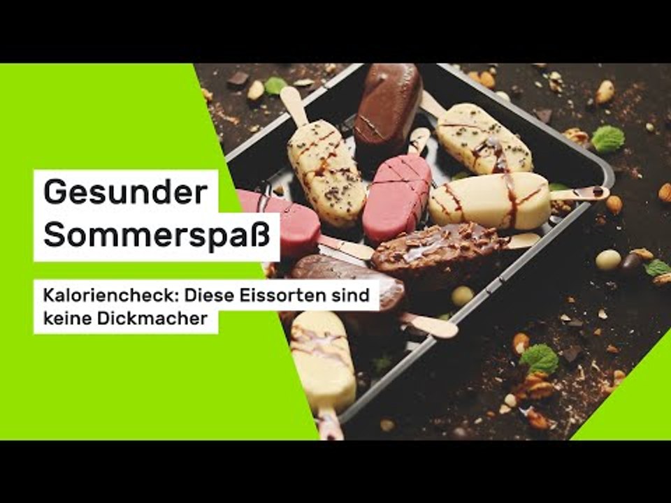 Gesunder Sommerspaß: Kaloriencheck: Diese Eissorten sind keine Dickmacher