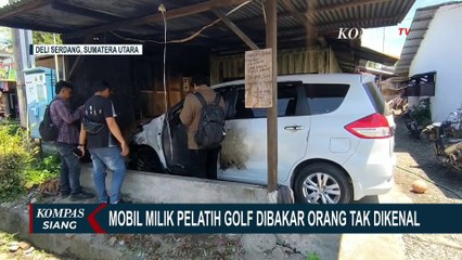 Mobil Pelatih Golf di Deli Serdang Dibakar OTK, Pelaku Diduga Bersenjata Softgun