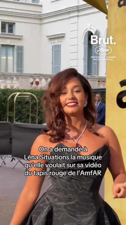 Léna Situations au gala de l’AmfAR