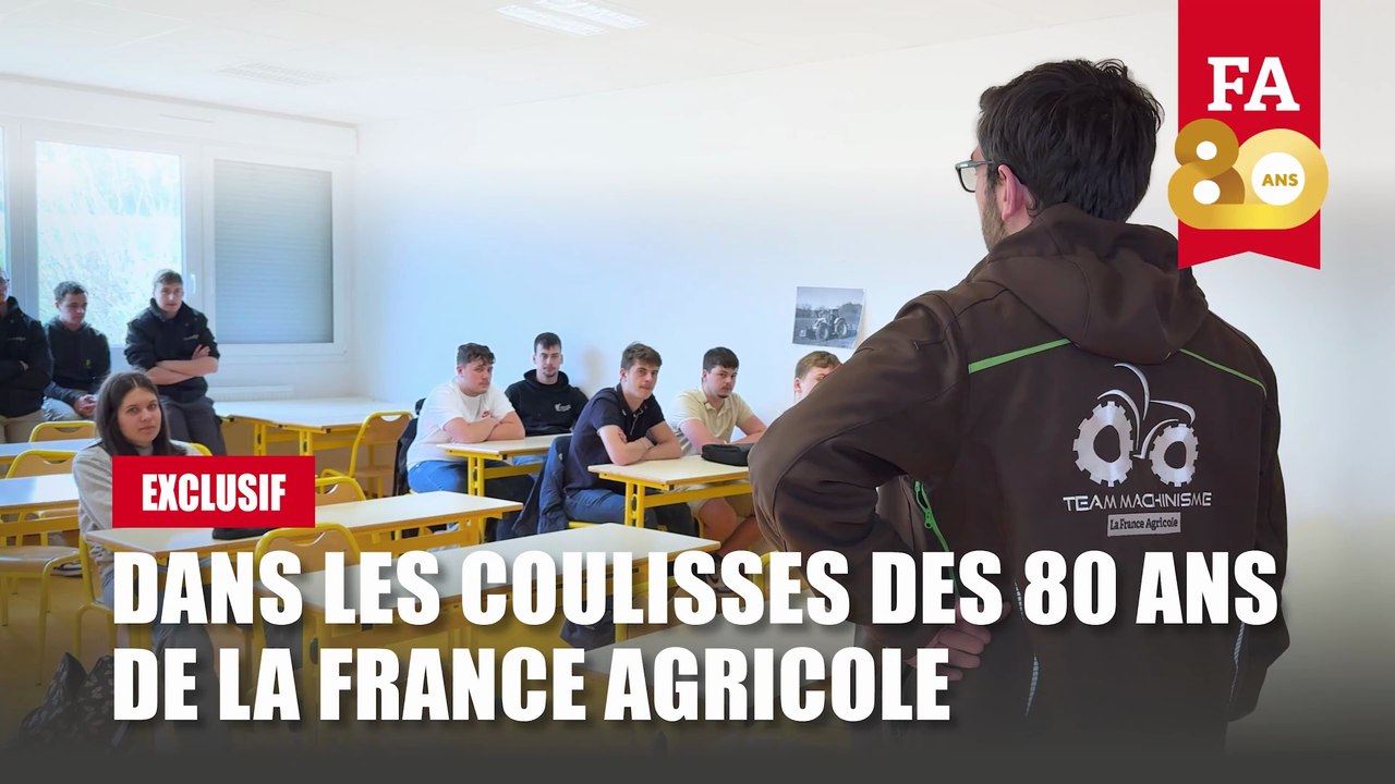 Making of des 80 ans de La France Agricole