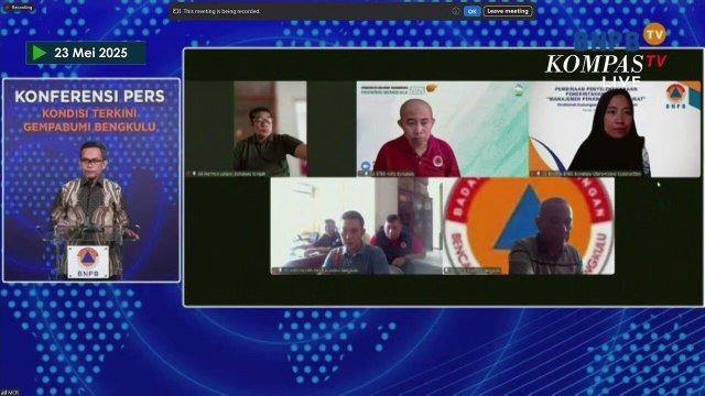 [FULL] Update! BNPB Ungkap Perintah Presiden Prabowo Terkait Penanganan Gempa Magnitudo 6,3 Bengkulu