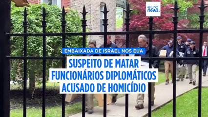 Homem de 31 anos acusado de matar dois funcionários da embaixada israelita em Washington