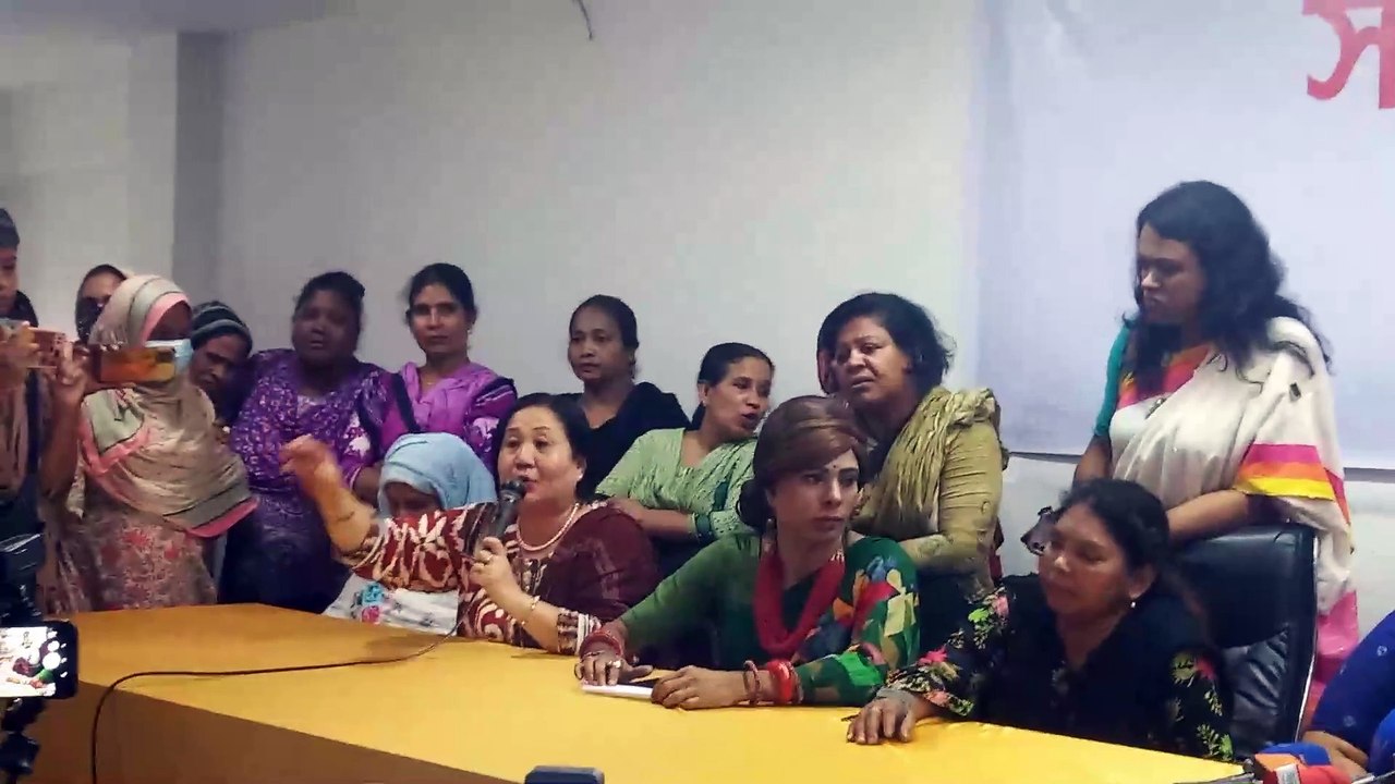 ভাসমান যৌ/ন কর্মীদের নিজ অধিকার আদায়ে সংবাদ সম্মেলন