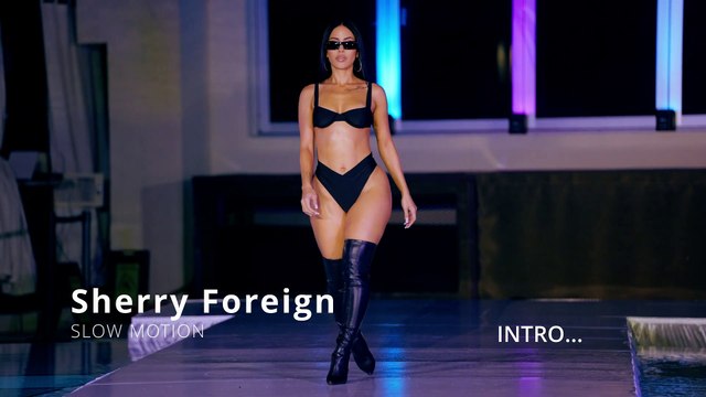 Sherry Foreign in Slow Motion | Fusion Fashion at Miami Art Basel 2023