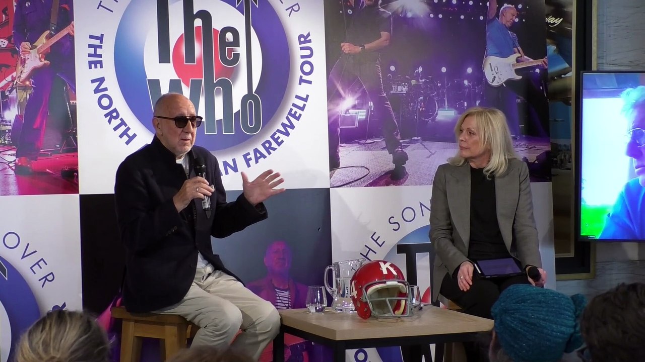 Roger Daltrey and Pete Townshend talk about letting fans choose the songs for their farewell tour