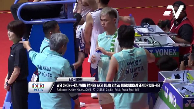 Man Wei Chong / Tee Kai Wun pamer aksi luar biasa tundukkan senior Din-Fei