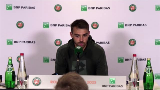 Roland-Garros 2025 - Benjamin Bonzi : Le tirage ? Ça me fait un peu chier mais ça fait partie du jeu