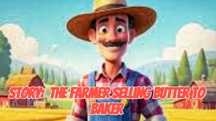 Story : A farmer selling butter to baker