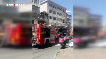 Şişli’de bir restoranda yangın paniği