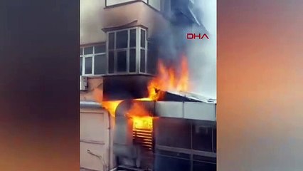 İstanbul'da restoran alev alev yandı